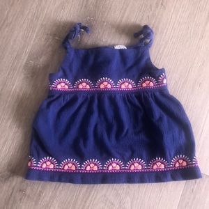 Navy blue tank top